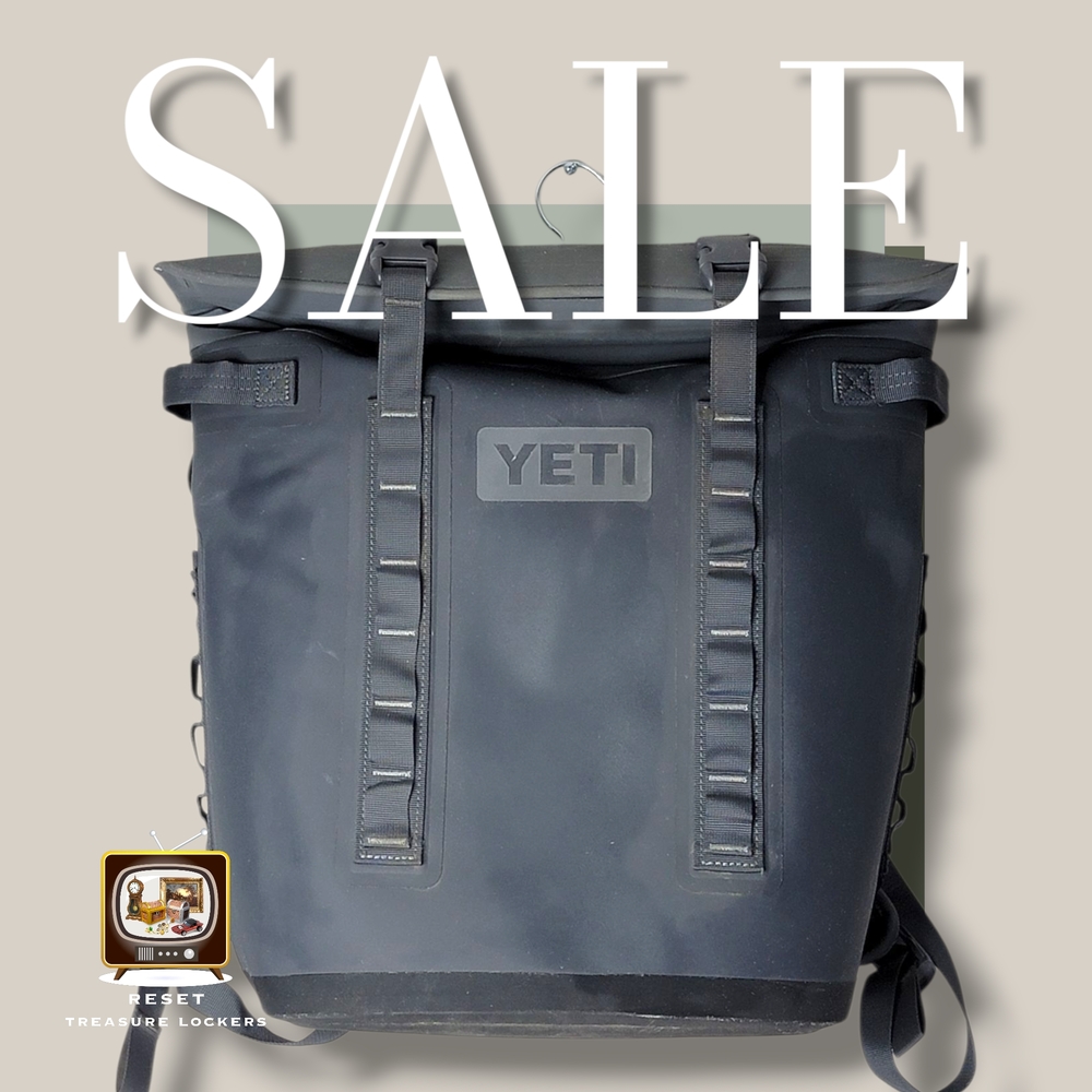 YETI Black Backpack Cooler